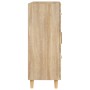 Aparador de madera de ingeniería roble Sonoma 69,5x34x90 cm