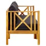 3-seater garden bench with solid acacia wood cushions 179 cm by vidaXL, garden benches - Ref: Foro24-310310, Price: 411,69 €,...