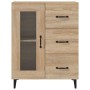 Aparador de madera de ingeniería roble Sonoma 69,5x34x90 cm