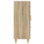 Aparador de madera contrachapada roble Sonoma 69,5x34x90 cm