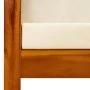 Banco de jardín con toldo madera maciza de acacia de vidaXL, Bancos de jardín - Ref: Foro24-310320, Precio: 260,33 €, Descuen...