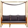Solid acacia wood garden bench with canopy by vidaXL, garden benches - Ref: Foro24-310321, Price: 200,11 €, Discount: %