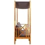 Banco de jardín con toldo madera maciza de acacia de vidaXL, Bancos de jardín - Ref: Foro24-310321, Precio: 200,79 €, Descuen...