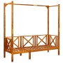 Gartenbank mit Markise aus massivem Akazienholz von vidaXL, Gartenbänke - Ref: Foro24-310321, Preis: 204,04 €, Rabatt: %