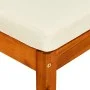 Gartenfußstütze 2 Einheiten massives Akazienholz von vidaXL, Hocker für den Außenbereich - Ref: Foro24-310323, Preis: 84,92 €...