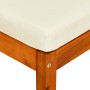 Gartenfußstütze 2 Einheiten massives Akazienholz von vidaXL, Hocker für den Außenbereich - Ref: Foro24-310323, Preis: 92,36 €...