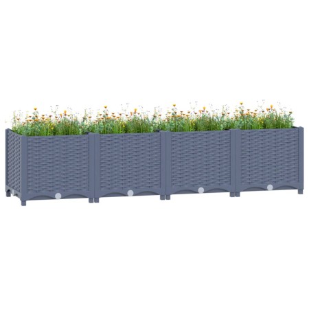 Blumenbeet aus Polypropylen 160x40x38 cm von vidaXL, Töpfe und Pflanzgefäße - Ref: Foro24-310404, Preis: 66,74 €, Rabatt: %