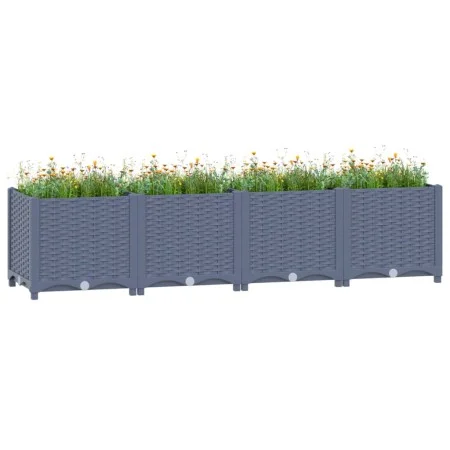 Polypropylene flowerbed 160x40x38 cm by vidaXL, Pots and planters - Ref: Foro24-310404, Price: 65,49 €, Discount: %