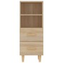 Aparador madera contrachapada color roble Sonoma 34,5x34x90 cm