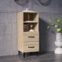Aparador madera contrachapada color roble Sonoma 34,5x34x90 cm