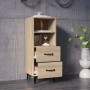 Aparador madera contrachapada color roble Sonoma 34,5x34x90 cm