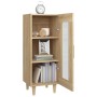 Aparador madera contrachapada color roble Sonoma 34,5x34x90 cm