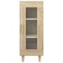 Aparador madera contrachapada color roble Sonoma 34,5x34x90 cm