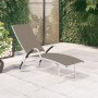 Taupegraue Liege aus Textilene und Aluminium von vidaXL, Liegen - Ref: Foro24-310523, Preis: 133,03 €, Rabatt: %