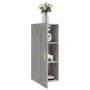 Armario de pared madera de ingeniería gris hormigón 35x34x90 cm