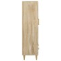 Aparador madera contrachapada color roble Sonoma 70x31x115 cm