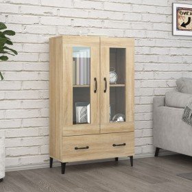 Aparador madera contrachapada roble Sonoma 70x31x115 cm Aparador madera contrachapada roble Sonoma 70x31x115 cm