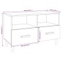 Mueble para TV madera contrachapada negro 80x36x50 cm en Muebles TV | Comprar online en Foro24