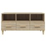Mueble para TV madera contrachapada color roble 102x36x50 cm en Muebles TV | Comprar online en Foro24