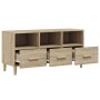 Mueble para TV madera contrachapada color roble 102x36x50 cm en Muebles TV | Comprar online en Foro24
