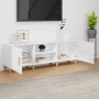 Mueble para TV madera contrachapada blanco 150x30x50 cm en Muebles TV | Comprar online en Foro24