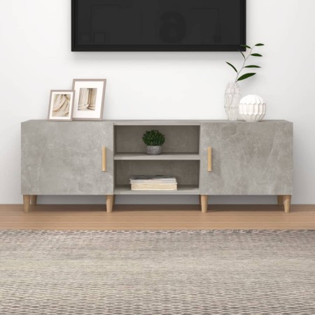 Mueble de TV madera contrachapada gris hormigón 150x30x50 cm en Muebles TV | Comprar online en Foro24