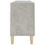 Mueble de TV madera contrachapada gris hormigón 150x30x50 cm en Muebles TV | Comprar online en Foro24