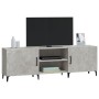 Mueble de TV madera de ingeniería gris hormigón 150x30x50 cm en Muebles TV | Comprar online en Foro24