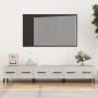 Mueble de TV madera contrachapada gris hormigón 150x34,5x30 cm en Muebles TV | Comprar online en Foro24