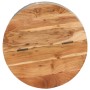 Mesa de centro de madera maciza de acacia 53x43 cm