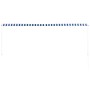 Toldo retráctil 350x150 cm azul y blanco
