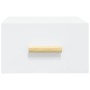 Mesita de noche de pared blanco 35x35x20 cm