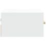 Mesita de noche de pared blanco 35x35x20 cm