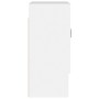 Armario de pared madera contrachapada blanco 60x31x70 cm