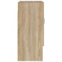 Armario de pared madera contrachapada roble sonoma 60x31x70 cm