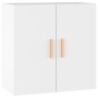 Armario de pared madera contrachapada blanco 37x37x37 cm