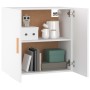 Armario de pared madera contrachapada blanco 37x37x37 cm
