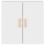 Armario de pared madera contrachapada blanco 37x37x37 cm