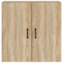 Armario de pared madera contrachapada roble Sonoma 60x31x60 cm