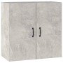 Armario de pared madera contrachapada gris hormigón 60x31x60 cm en Taquillas y armarios de almacenamiento | Comprar online en Fo