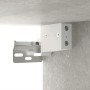 Armario de pared madera ingeniería gris hormigón 80x36,5x35 cm