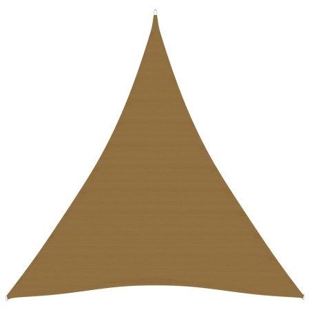 Taupe gray HDPE sail awning 160 g/m² 3x4x4 m by vidaXL, Umbrellas - Ref: Foro24-311420, Price: 22,99 €, Discount: %