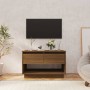 Mueble de TV de madera de ingeniería marrón roble 70x41x44 cm en Muebles TV | Comprar online en Foro24
