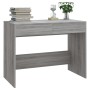 Escritorio de madera de ingeniería gris Sonoma 101x50x76,5 cm en Escritorios | Comprar online en Foro24