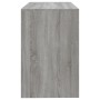 Escritorio de madera de ingeniería gris Sonoma 101x50x76,5 cm en Escritorios | Comprar online en Foro24