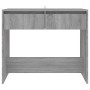 Mesa consola madera de ingeniería gris Sonoma 89x41x76,5 cm