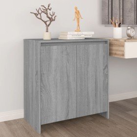 Aparador de madera contrachapada gris Sonoma 70x41x75 cm Aparador de madera contrachapada gris Sonoma 70x41x75 cm