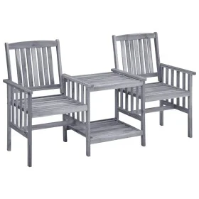 Garden chairs with solid acacia wood table 159x61x92 cm by vidaXL, Garden sets - Ref: Foro24-311884, Price: 135,96 €, Discoun...