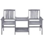 Gartenstühle mit Tisch aus massivem Akazienholz 159x61x92 cm von vidaXL, Gartensets - Ref: Foro24-311884, Preis: 135,64 €, Ra...