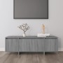 Mueble de TV madera contrachapada gris Sonoma 120x30x40,5 cm en Muebles TV | Comprar online en Foro24